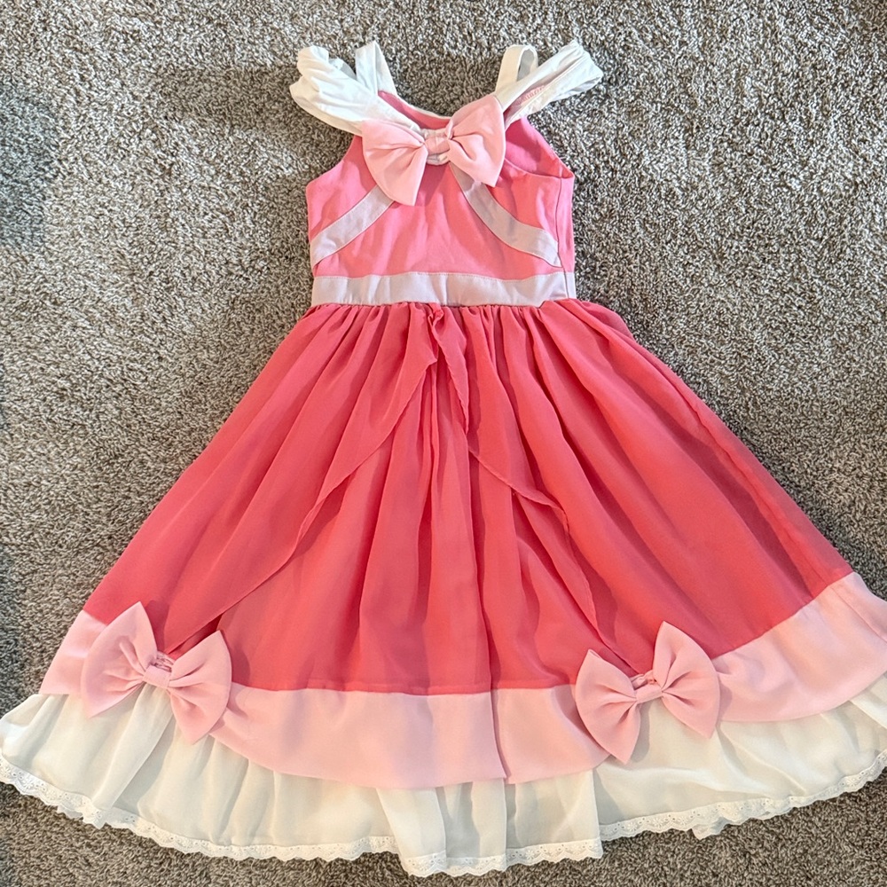 Taylor Joelle Cinderella Pink Ball Dress with Bows